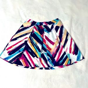 🎨 Colorful Pleated Skirt by H&M